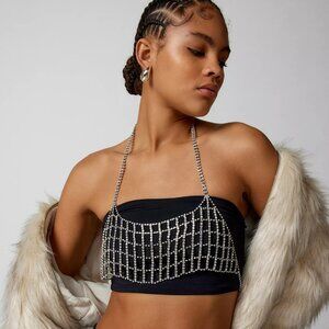 Gemma Rhinestone Bra Top